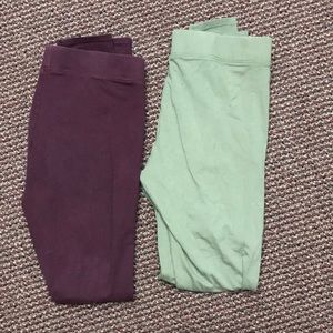TWO pairs of Aerie leggings